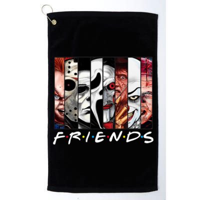 Friends Halloween Horror Squad Parody Platinum Collection Golf Towel