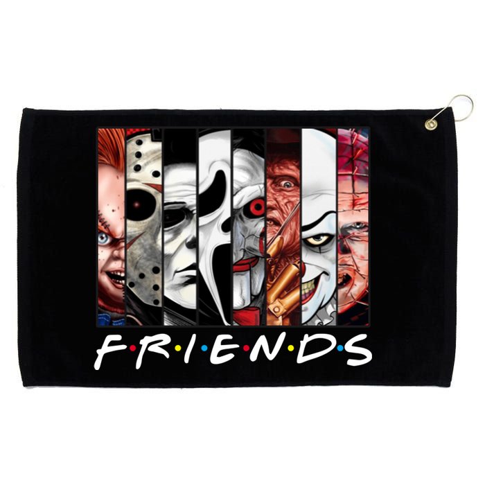 Friends Halloween Horror Squad Parody Grommeted Golf Towel