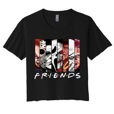 Friends Halloween Horror Squad Parody Crop Top