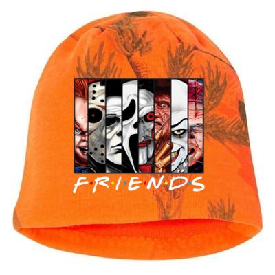 Friends Halloween Horror Squad Parody Kati - Camo Knit Beanie