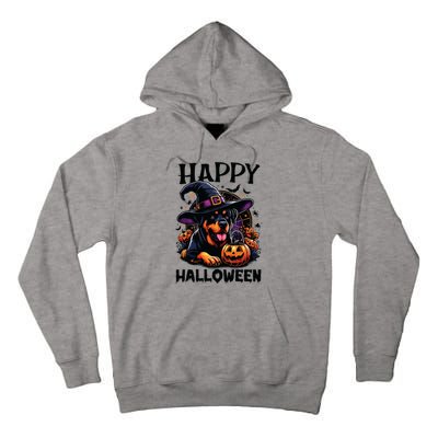 Funny Happy Halloween Rottweiler Lover Rottweiler Halloween Tall Hoodie