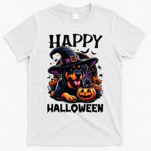 Funny Happy Halloween Rottweiler Lover Rottweiler Halloween T-Shirt