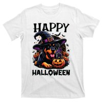 Funny Happy Halloween Rottweiler Lover Rottweiler Halloween T-Shirt