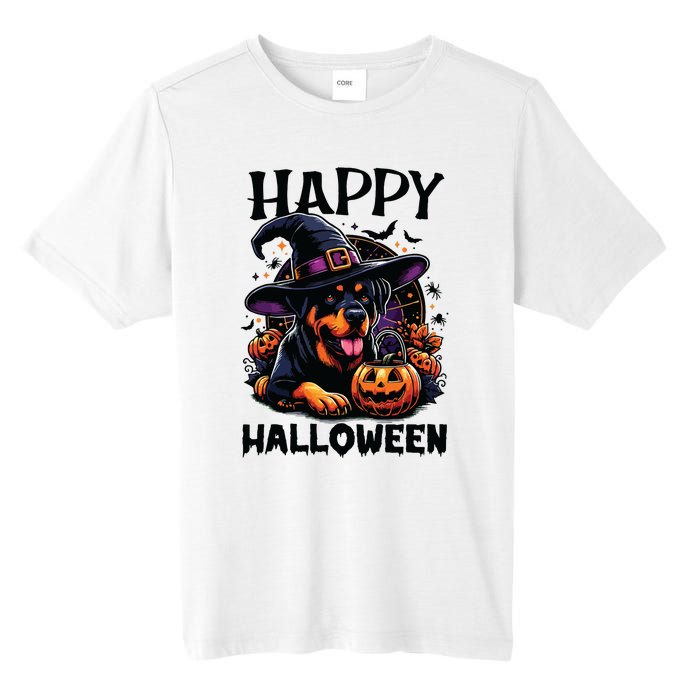 Funny Happy Halloween Rottweiler Lover Rottweiler Halloween Tall Fusion ChromaSoft Performance T-Shirt