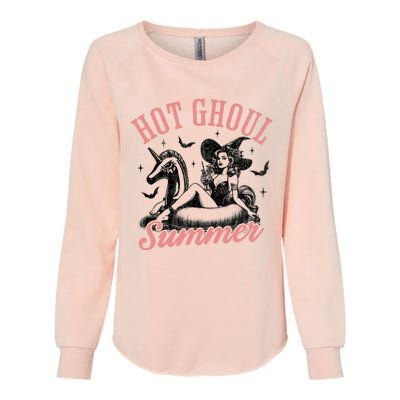 Funny Halloween Hot Ghoul Summer Summerween Womens California Wash Sweatshirt