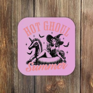 Funny Halloween Hot Ghoul Summer Summerween Coaster