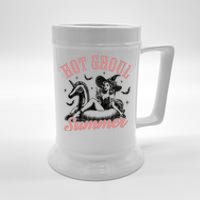 Funny Halloween Hot Ghoul Summer Summerween Beer Stein