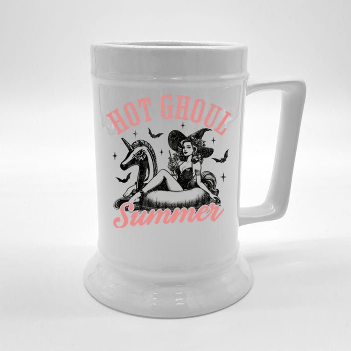 Funny Halloween Hot Ghoul Summer Summerween Beer Stein