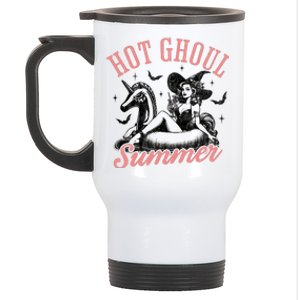 Funny Halloween Hot Ghoul Summer Summerween Stainless Steel Travel Mug