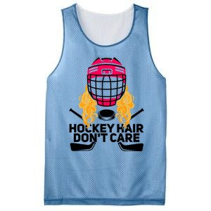 Funny Hockey Hair Dont Care Ice Hockey Player Goalie Great Gift Mesh Reversible Basketball Jersey Tank