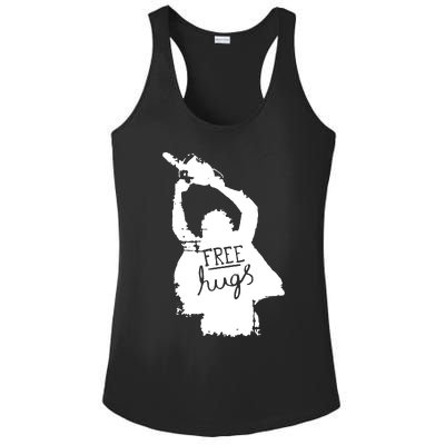 Free Hugs Horror Ladies PosiCharge Competitor Racerback Tank