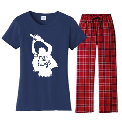 Free Hugs Horror Women's Flannel Pajama Set