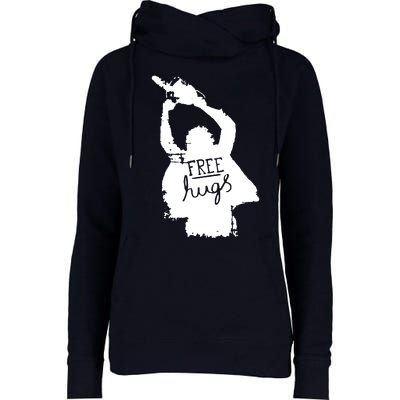 Free Hugs Horror Womens Funnel Neck Pullover Hood