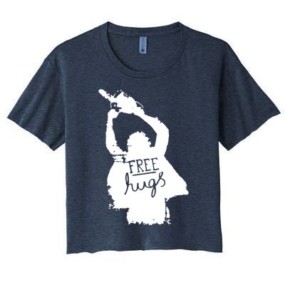 Free Hugs Horror Women's Crop Top Tee