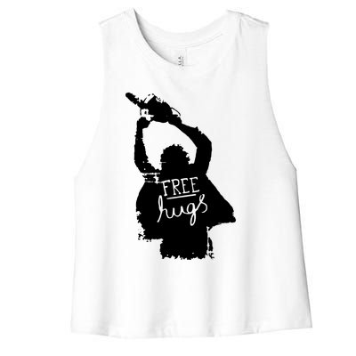 Free Hugs Horror Women's Racerback Cropped Tank