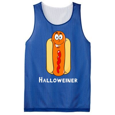 Funny Halloween Hot Dog Costume Halloweiner Party Weiner Mesh Reversible Basketball Jersey Tank