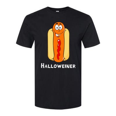 Funny Halloween Hot Dog Costume Halloweiner Party Weiner Softstyle® CVC T-Shirt