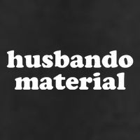 Funny Husbando Husband Material Anime Fan 7 Panel Mesh Trucker Snapback Hat