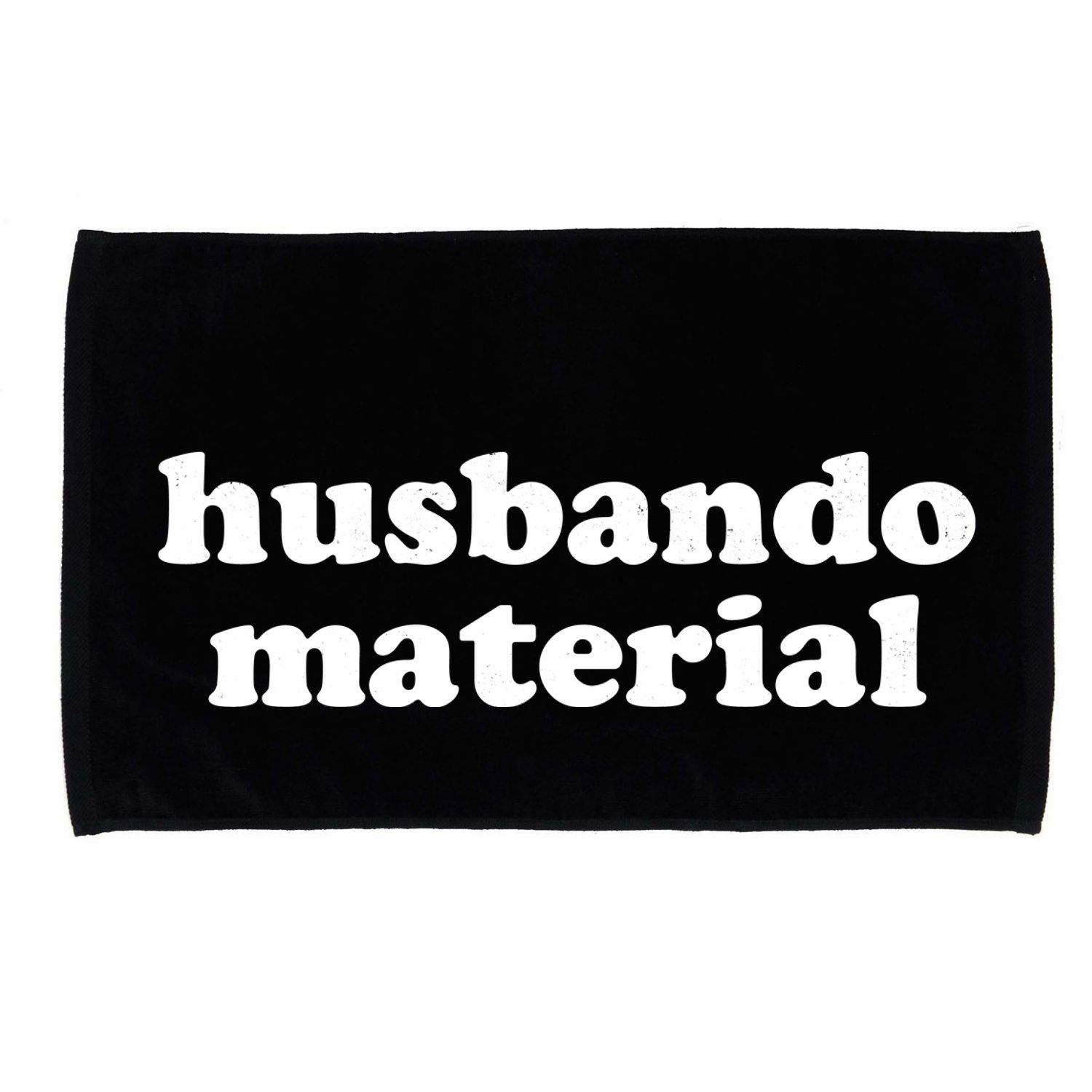 Funny Husbando Husband Material Anime Fan Microfiber Hand Towel