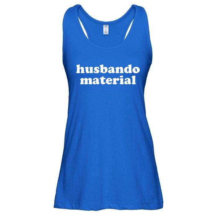 Funny Husbando Husband Material Anime Fan Ladies Essential Flowy Tank