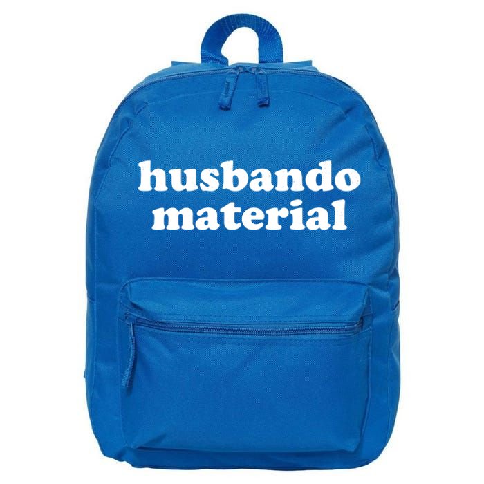 Funny Husbando Husband Material Anime Fan 16 in Basic Backpack