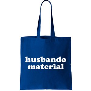 Funny Husbando Husband Material Anime Fan Tote Bag