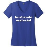 Funny Husbando Husband Material Anime Fan Women's V-Neck T-Shirt