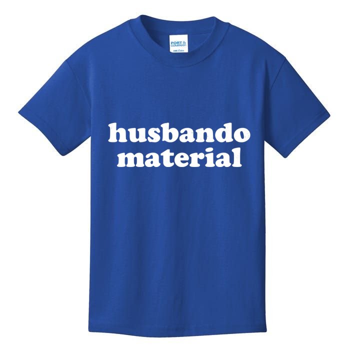 Funny Husbando Husband Material Anime Fan Kids T-Shirt