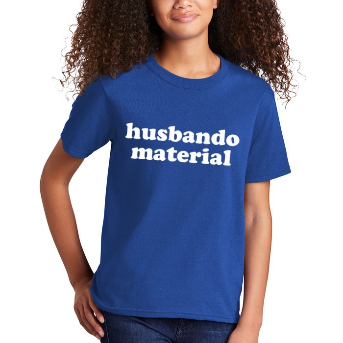 Funny Husbando Husband Material Anime Fan Kids T-Shirt