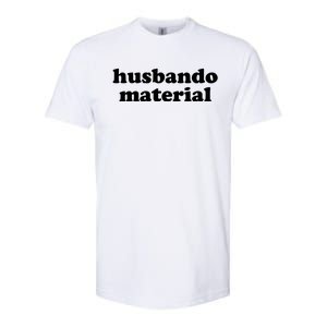 Funny Husbando Husband Material Anime Fan Softstyle CVC T-Shirt