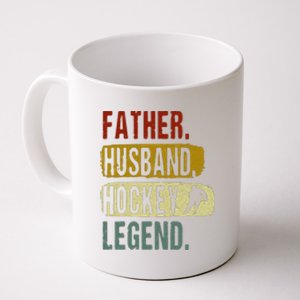 Father Husband Hockey Legend Hockey Dad Father's Day Gift Coffee Mug