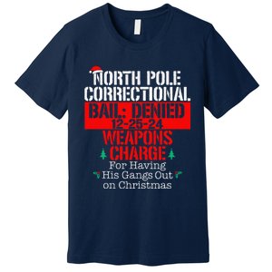 For Having His Gangs Out North Pole Correctional Matching Premium T-Shirt