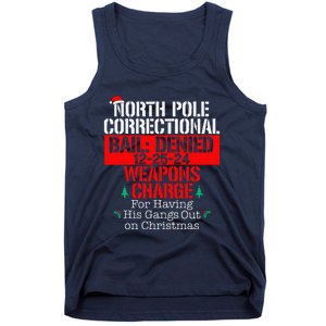 For Having His Gangs Out North Pole Correctional Matching Tank Top