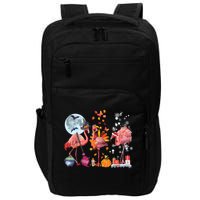 Flamingo Happy HalloThanksmas Funny Halloween Thanksgiving Christmas Impact Tech Backpack