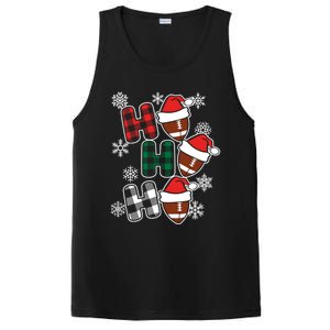 Funny Ho Ho Ho Footballer American Football Christmas Great Gift PosiCharge Competitor Tank