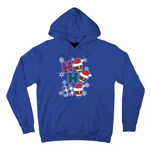 Funny Ho Ho Ho Footballer American Football Christmas Great Gift Hoodie