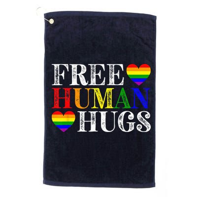 Free Human Hugs LGBT Pride Month Golf Towel