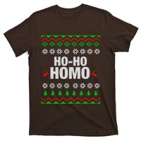 Funny Ho Ho Homo Gay Lgbt Ugly Christmas Gift T-Shirt