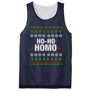 Funny Ho Ho Homo Gay Lgbt Ugly Christmas Gift Mesh Reversible Basketball Jersey Tank