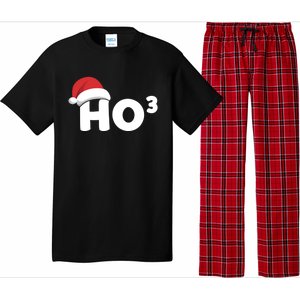 Funny Ho Ho Ho Ho3 Cubed Santa Christmas Math Teacher Xmas Meaningful Gift Pajama Set