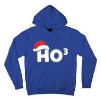 Funny Ho Ho Ho Ho3 Cubed Santa Christmas Math Teacher Xmas Meaningful Gift Hoodie