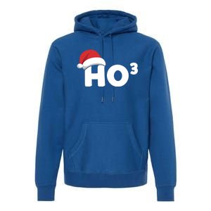 Funny Ho Ho Ho Ho3 Cubed Santa Christmas Math Teacher Xmas Meaningful Gift Premium Hoodie