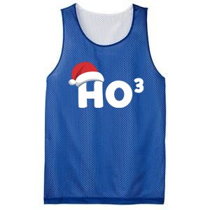 Funny Ho Ho Ho Ho3 Cubed Santa Christmas Math Teacher Xmas Meaningful Gift Mesh Reversible Basketball Jersey Tank