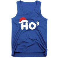 Funny Ho Ho Ho Ho3 Cubed Santa Christmas Math Teacher Xmas Meaningful Gift Tank Top