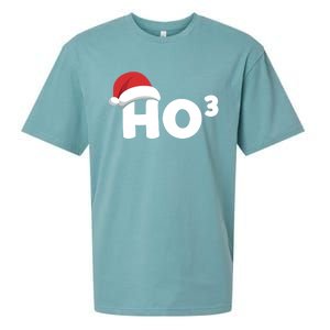 Funny Ho Ho Ho Ho3 Cubed Santa Christmas Math Teacher Xmas Meaningful Gift Sueded Cloud Jersey T-Shirt