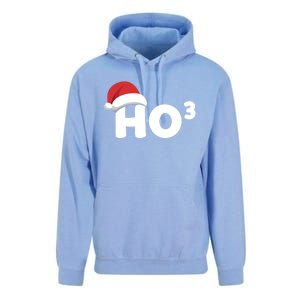 Funny Ho Ho Ho Ho3 Cubed Santa Christmas Math Teacher Xmas Meaningful Gift Unisex Surf Hoodie