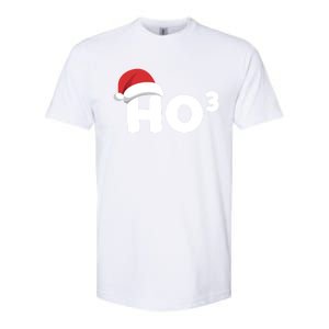 Funny Ho Ho Ho Ho3 Cubed Santa Christmas Math Teacher Xmas Meaningful Gift Softstyle CVC T-Shirt