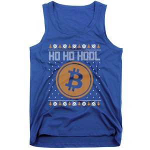 Funny Ho Ho Hodl Bitcoin Christmas Gift Ugly Party Funny Gift Tank Top