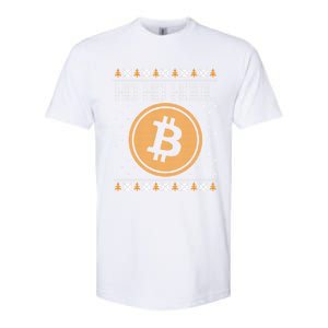 Funny Ho Ho Hodl Bitcoin Christmas Gift Ugly Party Funny Gift Softstyle CVC T-Shirt