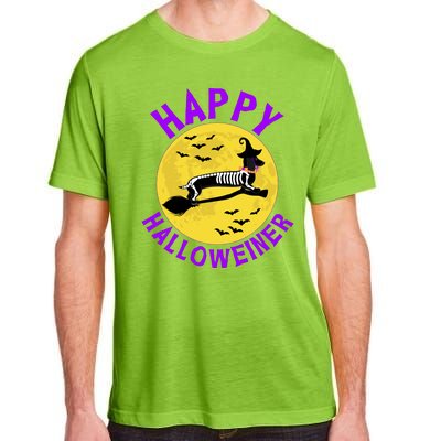 Funny Happy Halloweiner Dachshund Lover Adult ChromaSoft Performance T-Shirt